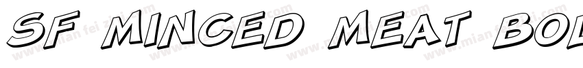 SF Minced Meat Bold Oblique字体转换
